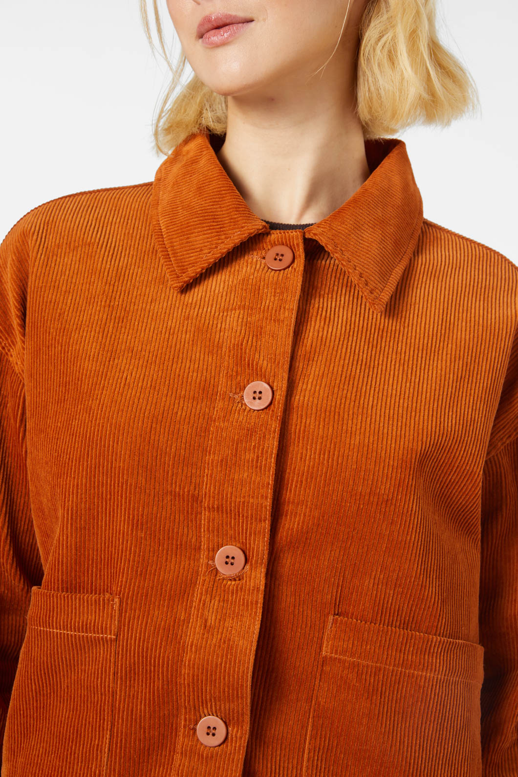 Princess Highway - Jamie Cord Jacket - orange