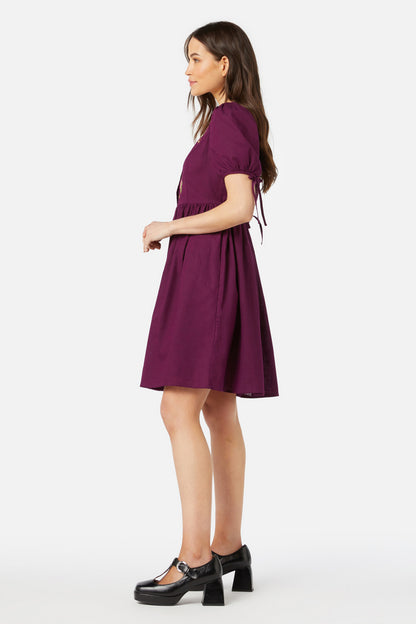 Princess Highway - Sweetie Emb Dress - plum