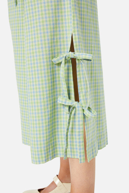 Princess Highway - Spring Check Skort - green