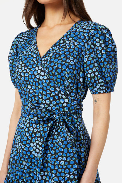 Princess Highway - Bessie Midi Wrap Dress - blue