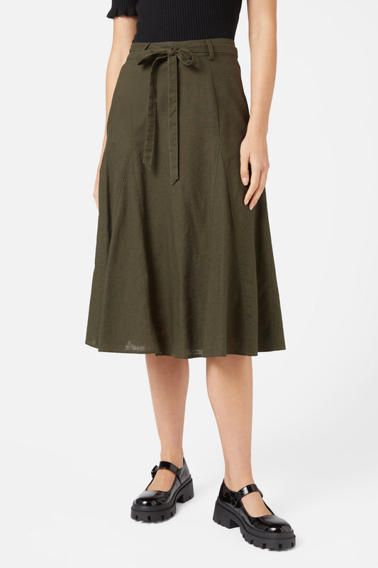Princess Highway - Loretta Midi Skirt - olive