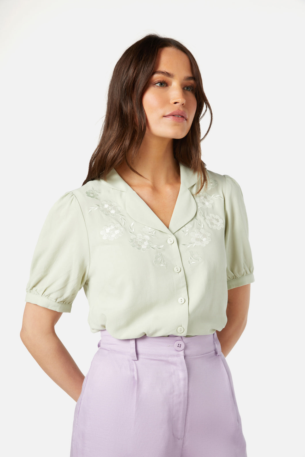Princess Highway - Juniper Blouse - mint