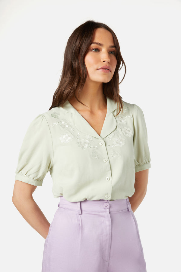 Princess Highway - Juniper Blouse - mint