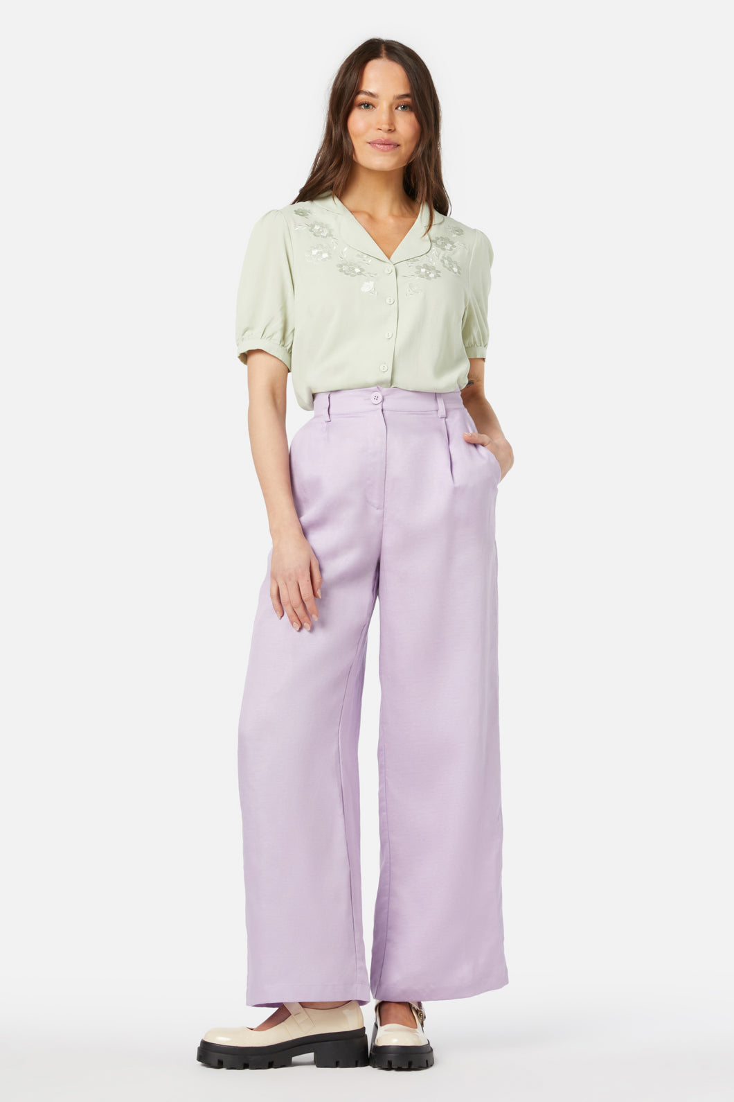 Princess Highway - Juniper Blouse - mint