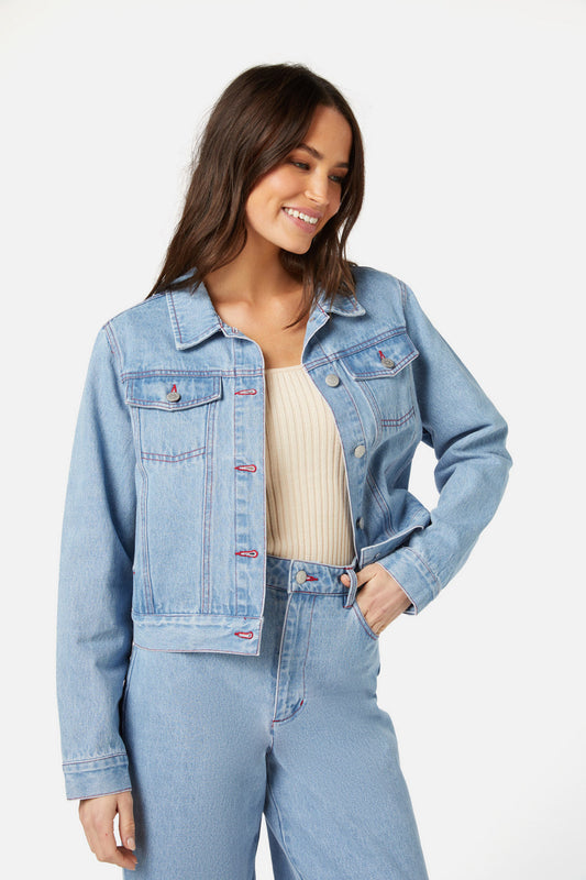 Princess Highway - Sasha Denim Jacket - light-denim