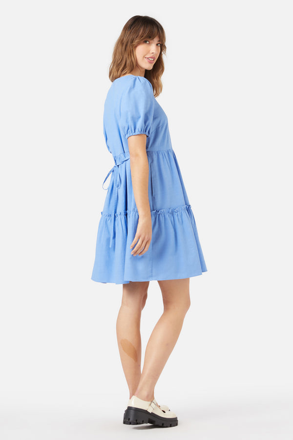 Princess Highway - Becky Mini Dress - cornflower-blue