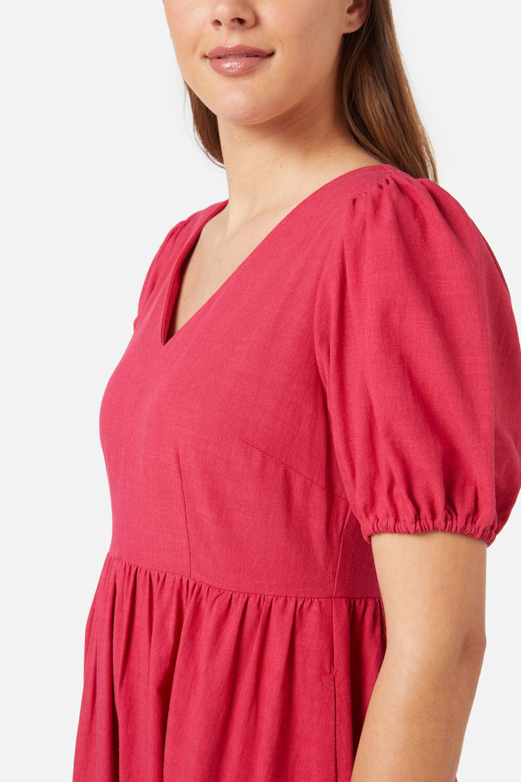 Princess Highway - Francine Midi Dress - berry