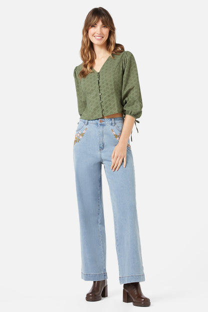 Princess Highway - Cori Top - olive
