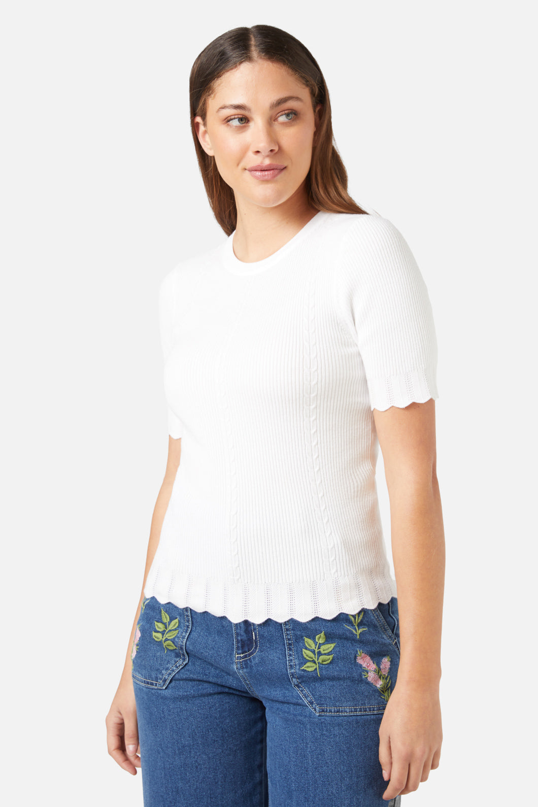 Princess Highway - Zoe Knit Top - cream