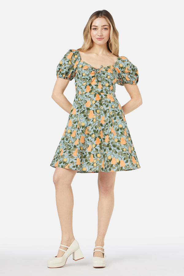 Princess Highway - Pear Vine Mini Dress - sage