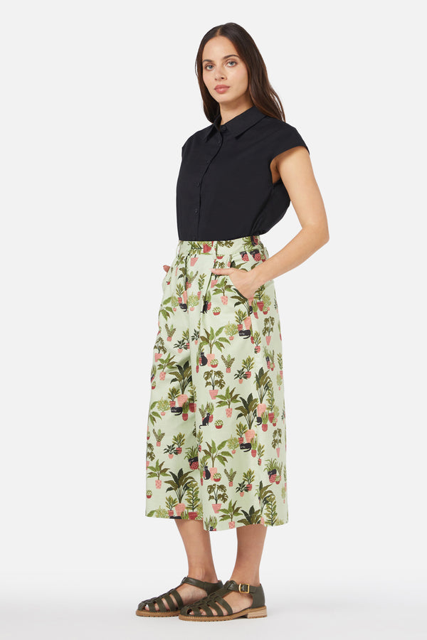 Princess Highway - House Cat Skort - green