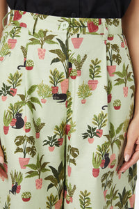 Princess Highway - House Cat Skort - green