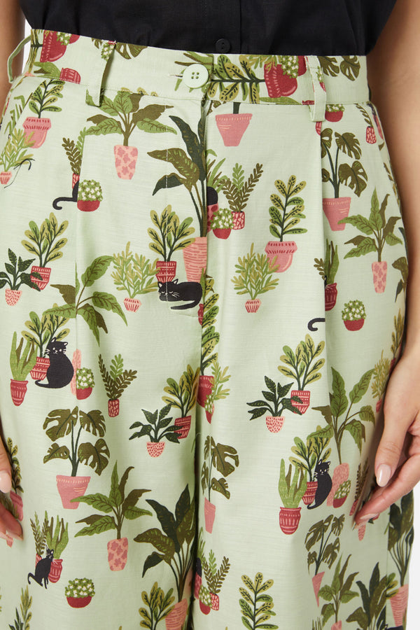 Princess Highway - House Cat Skort - green
