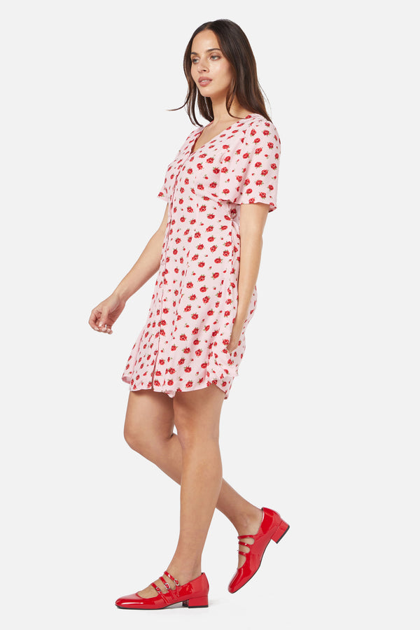 Princess Highway - Baby Roses Mini Dress - pink