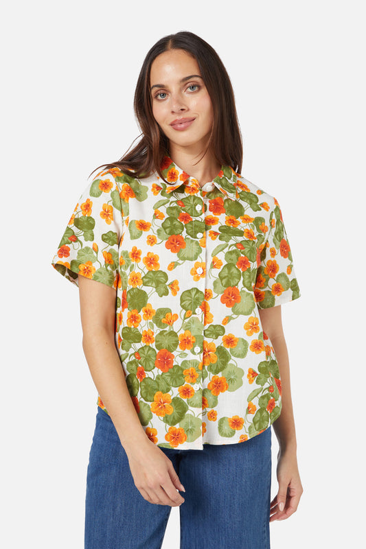 Princess Highway - Nasturtium Shirt - cream