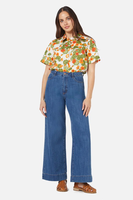 Princess Highway - Nasturtium Shirt - cream