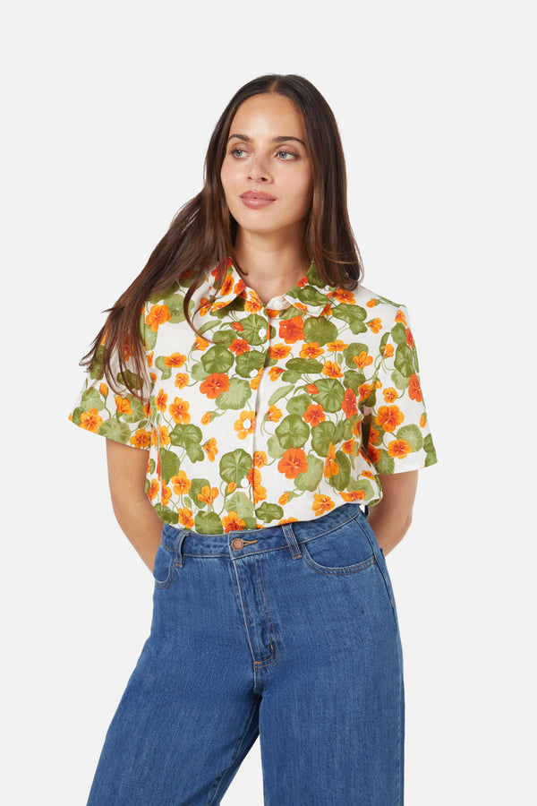 Princess Highway - Nasturtium Shirt - cream