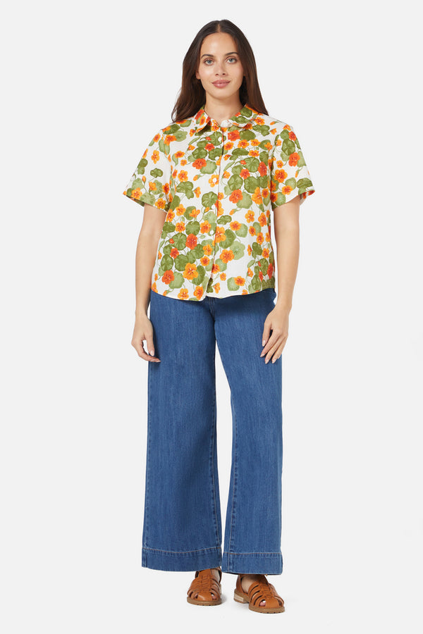 Princess Highway - Nasturtium Shirt - cream