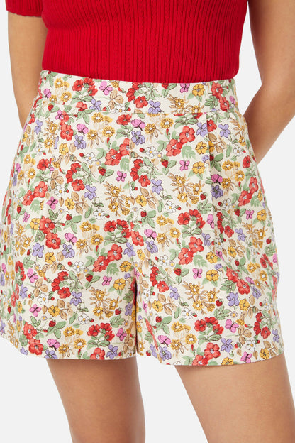 Princess Highway - Ella Flora Short - cream