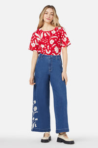 Princess Highway - Irene Top - cherry