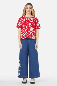 Princess Highway - Irene Top - cherry