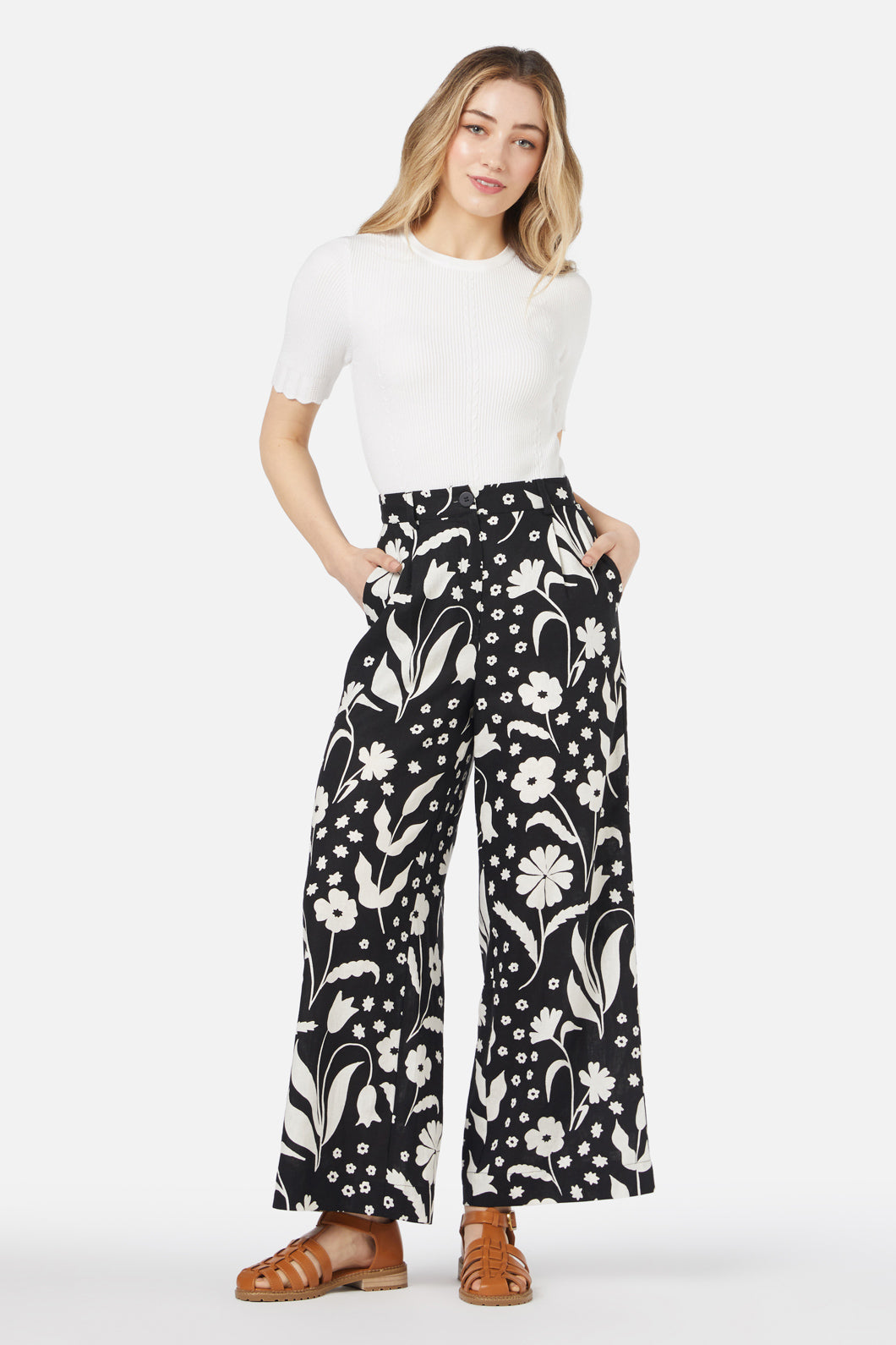 Princess Highway - Irene Pant - black