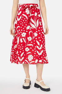 Princess Highway - Irene Skirt - cherry