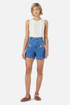 Princess Highway - Renata Emb Short - mid-denim