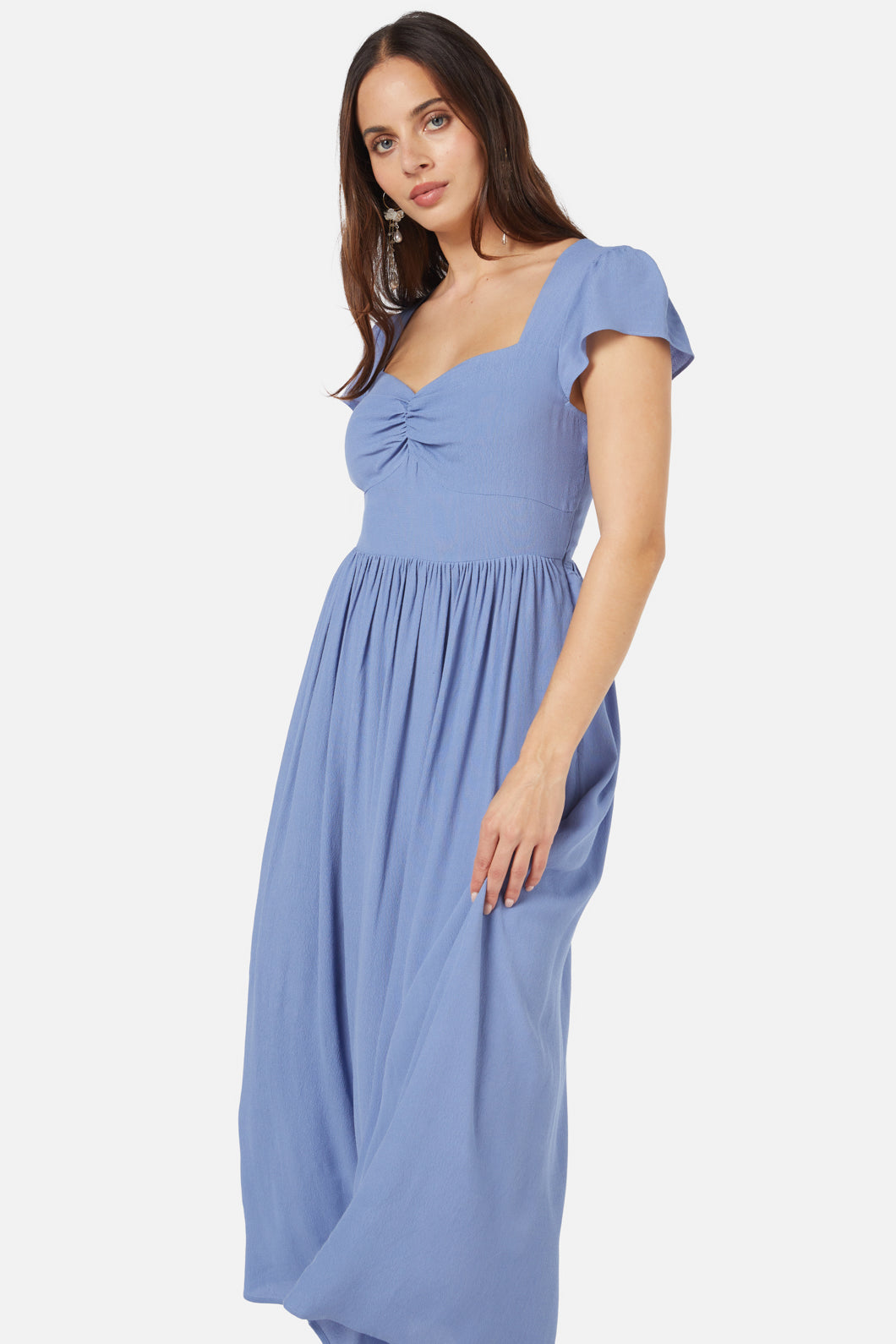 Princess Highway - Poet Midi Dress - blue