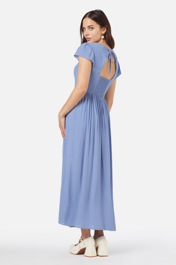Princess Highway - Poet Midi Dress - blue