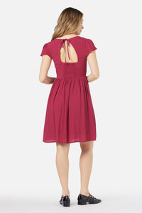 Princess Highway - Poet Mini Dress - berry