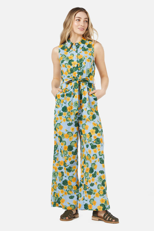 Princess Highway - Nasturtium Jumpsuit - blue