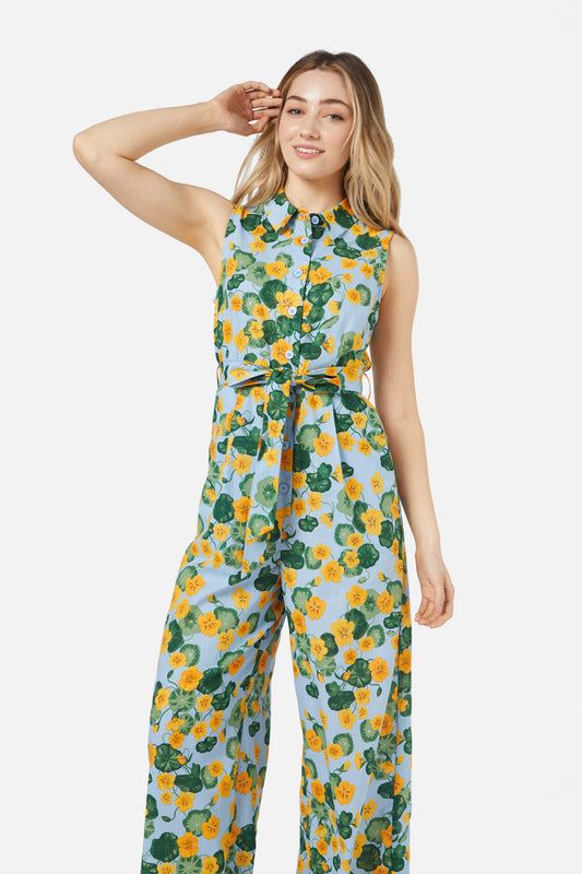 Princess Highway - Nasturtium Jumpsuit - blue