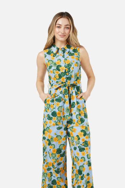 Princess Highway - Nasturtium Jumpsuit - blue