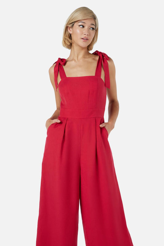 Princess Highway - Portia Jumpsuit - cherry