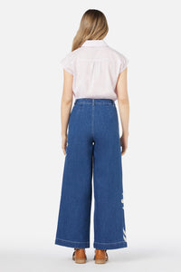 Princess Highway - Irene Emb Jean - mid-denim