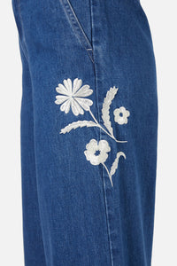 Princess Highway - Irene Emb Jean - mid-denim