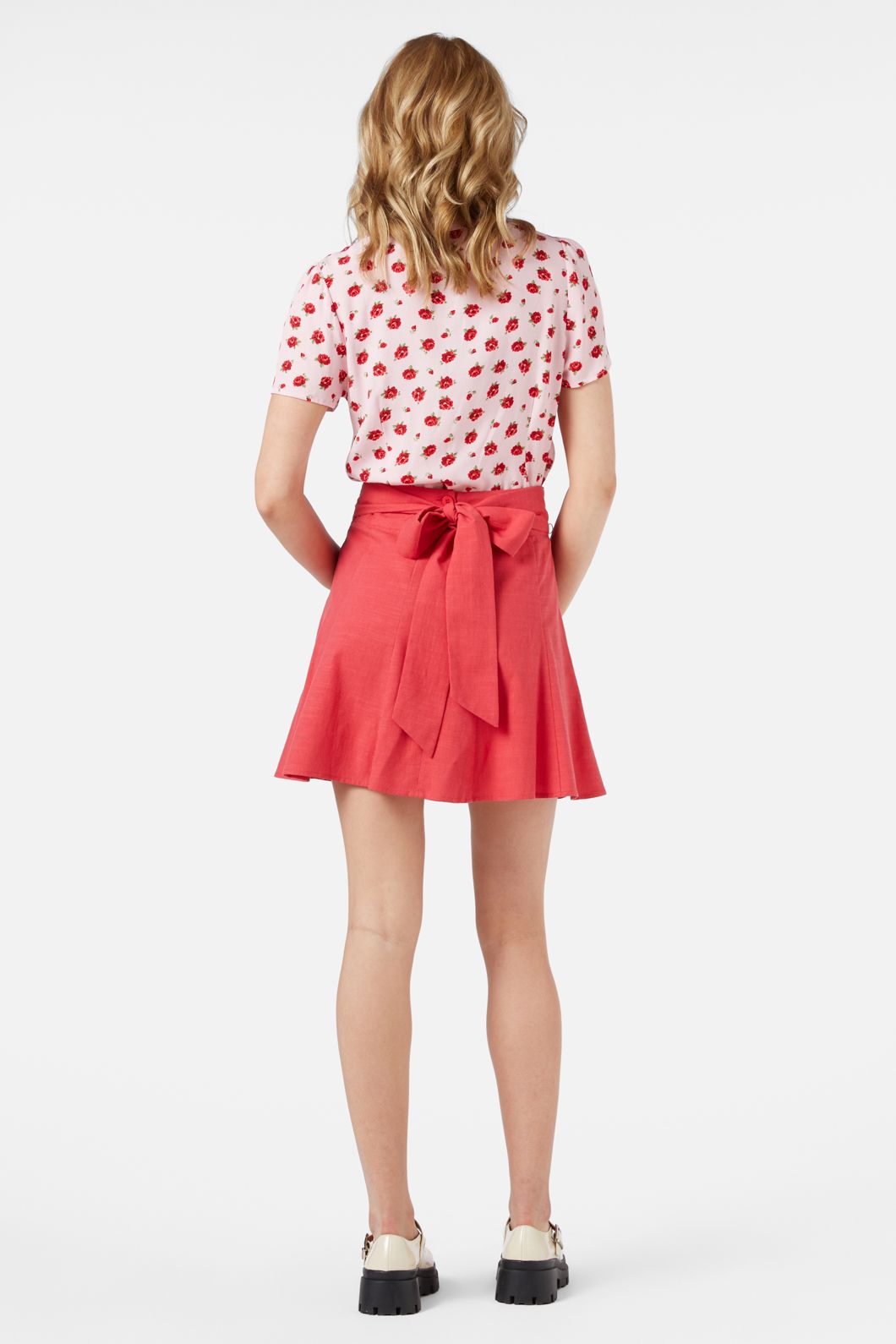 Princess Highway - Kaya Mini Skirt - poppy-red