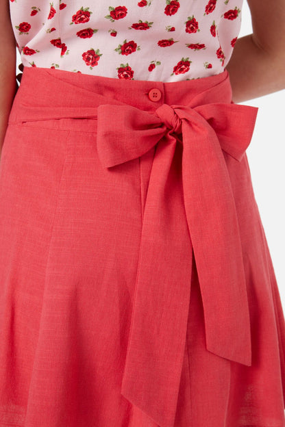 Princess Highway - Kaya Mini Skirt - poppy-red