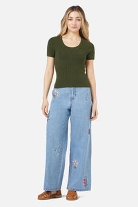 Princess Highway - Pia Knit Top - olive