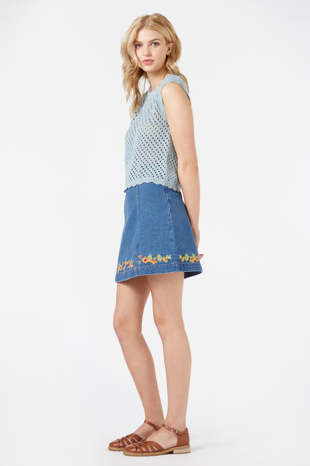 Princess Highway - Alicia Top - soft-blue
