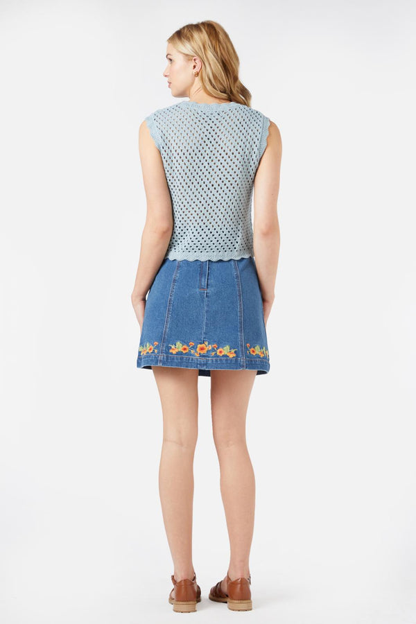 Princess Highway - Alicia Top - soft-blue