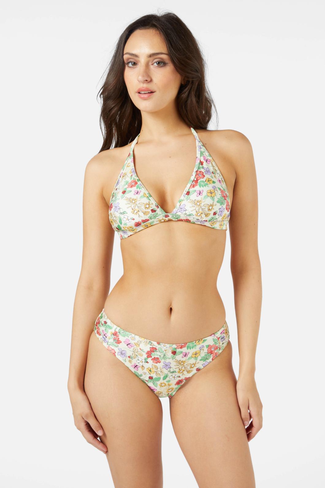 Princess Highway - Ella Flora Bikini Bottom - cream