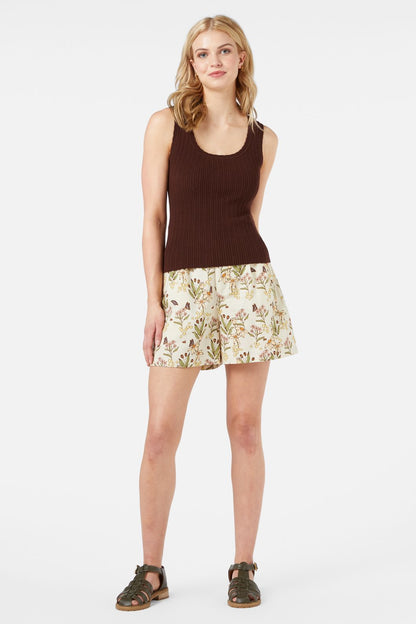 Princess Highway - Kara Knit Tank - chocolate
