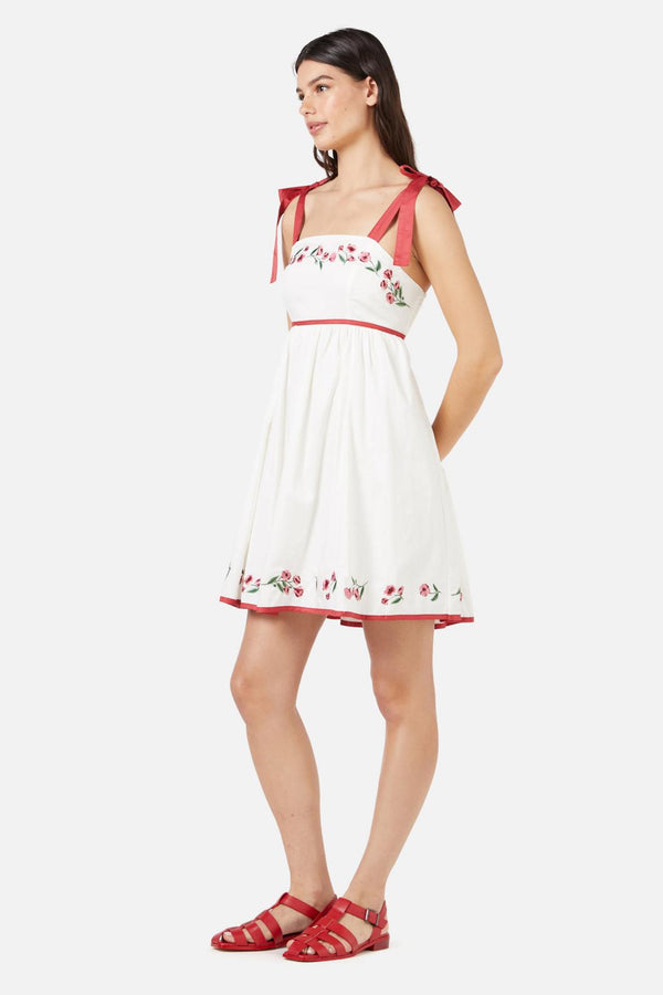 Princess Highway - Poppy Emb Dress - cream