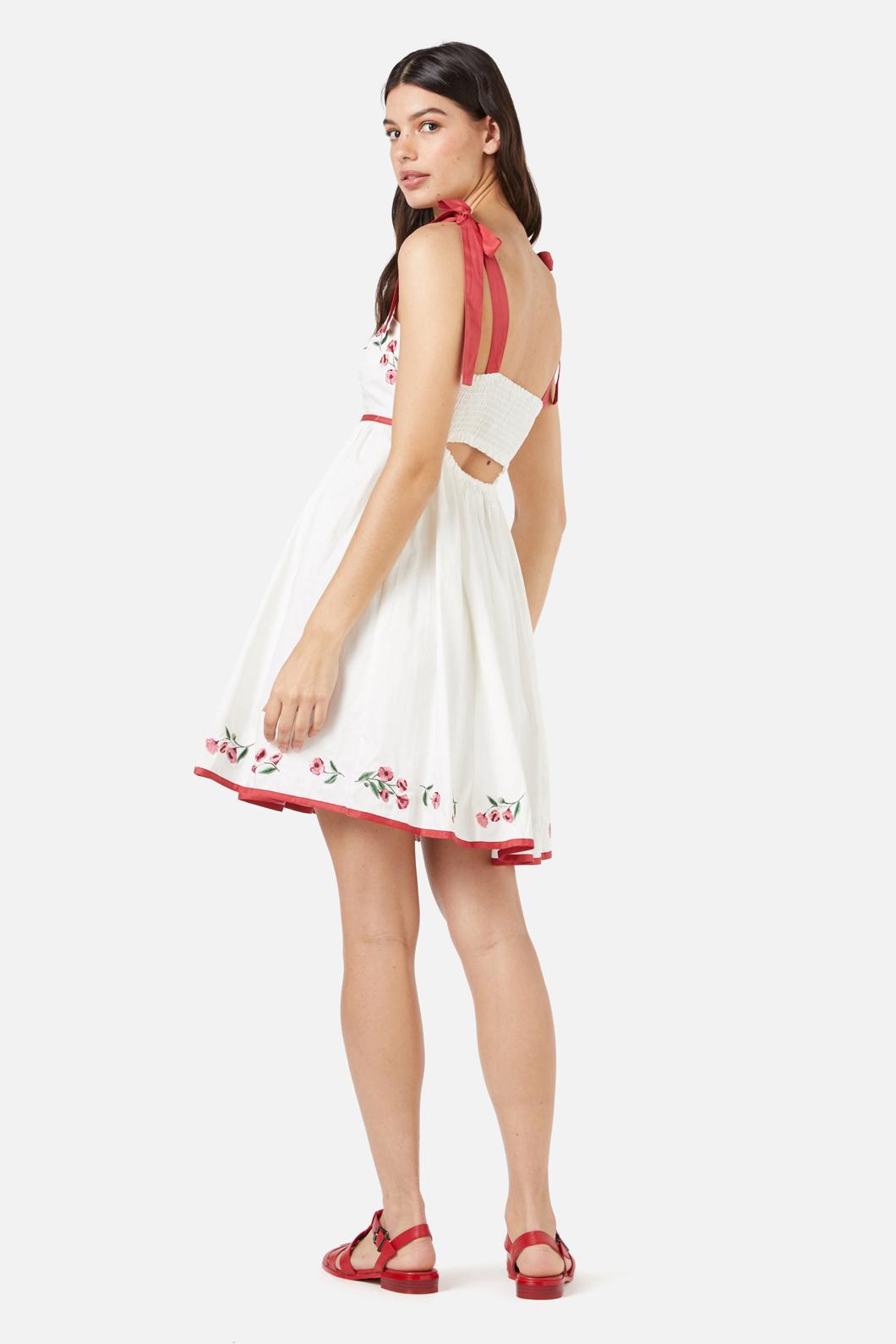 Princess Highway - Poppy Emb Dress - cream