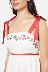 Princess Highway - Poppy Emb Dress - cream