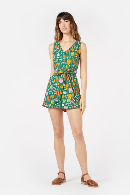Princess Highway - Veggie Patch Playsuit - green