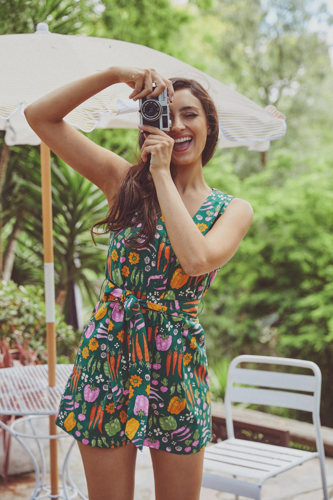 Princess Highway - Veggie Patch Playsuit - green