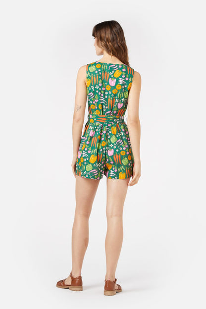 Princess Highway - Veggie Patch Playsuit - green